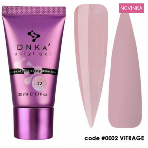 DNKa Аcryl Gel, 30 ml №0002 vitrage (tube)